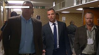 S.Africa's Pistorius up for parole in girlfriend's murder