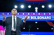 Jair Bolsonaro Washingtonban a CPAC ülésén 2023. március 4-én