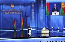 Alexander Lukashenko durante discurso à nação