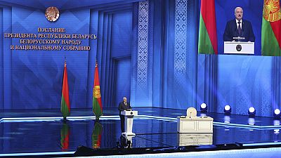 Alexandre Loukachenko lors de son discours à la Nation (31/03/2023)