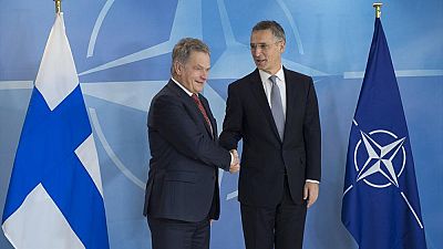 Finlandiya Cumhurbaşkanı ile NATO Genel Sekreteri