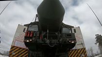 Una unidad del sistema de misiles balísticos RS-24 Yars