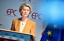 In her speech, Ursula von der Leyen said China was becoming "more repressive at home and more assertive abroad."