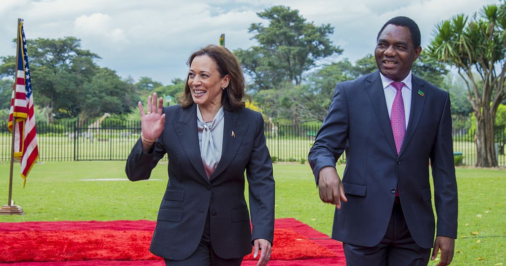 Zambia welcomes US Kamala Harris in Lusaka, discuss massive debt restructuring