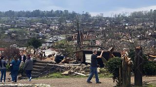 Tornádó pusztított Arkansasban