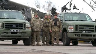 فريق عسكري أوكراني لاسقاط المسيرات