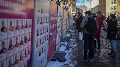 Campanha eleitoral para legislativas na Finlândia