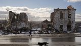 الدمار في مدينة كوبيانس الأوكرانية بسبب القصف الروسي