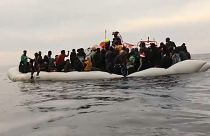 Migranti al largo della Libia