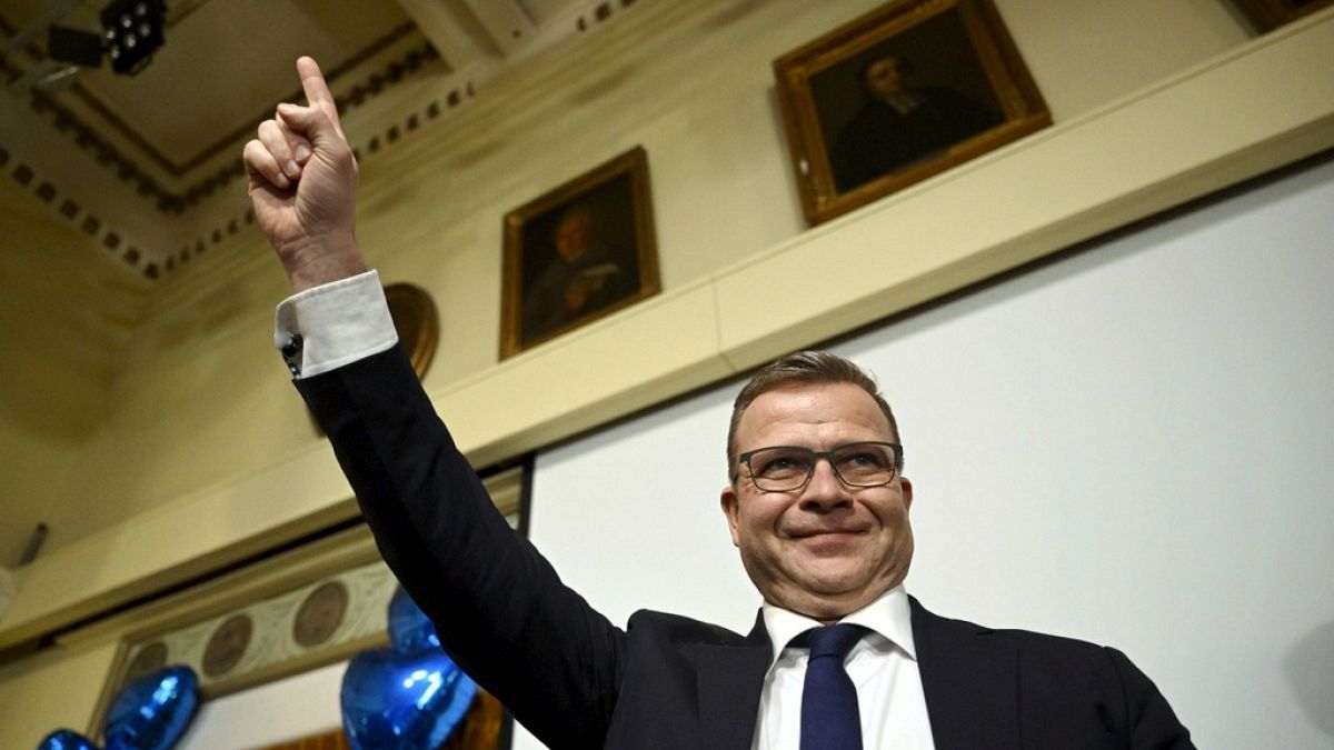 Der Vorsitzende der Nationalen Sammlungspartei in Finnland, Petteri Orpo