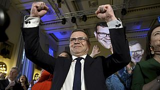 Orpo celebra el resultado electoral en Finlandia