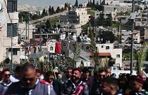 Procession des rameaux à Jérusalem