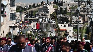 Procession des rameaux à Jérusalem