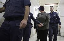 Australian Malka Leifer is brought to a courtroom in Jerusalem, Feb. 27, 2018.