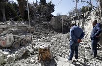 Februárban is terroristák állásait bombázta Izrael Damaszkusznál