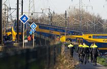 Hollanda'da tren kazası