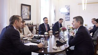 Συνάντηση Κυρ. Μητσοτάκη με τον πρόεδρο του Eurogroup