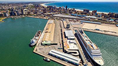 Port in Durban, South Africa