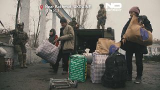 عمل الجيش الأوكراني على إجلاء المدنيين خصوصاً وأن الأوضاع على الجبهة تزداد صعوبة