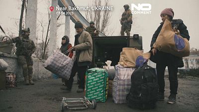 عمل الجيش الأوكراني على إجلاء المدنيين خصوصاً وأن الأوضاع على الجبهة تزداد صعوبة