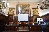Paris'te bir mahkeme salonu (Arşiv)