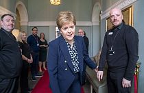 L'ultimo giorno di Nicola Sturgeon come premier di Scozia. (Edimburgo, 28.3.2023)