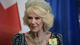 Queen Camilla in Berlin last month on an official royal visit to Germany ahead of May's coronation