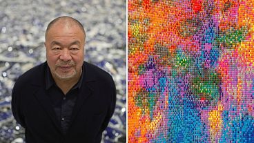 Ai Weiwei's "Making Sense" showcases giant site-specific installations, including the world's largest Lego artwork 