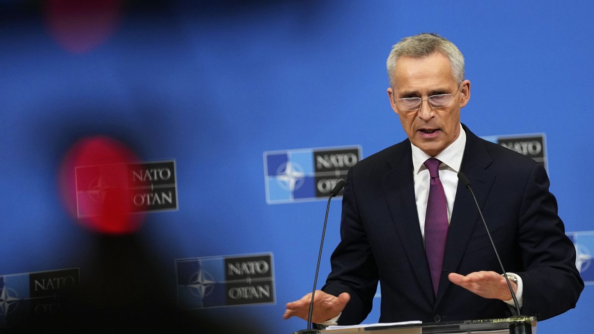 Jens Stoltenberg accused China of echoing Russia's propaganda and propping up its heavily-sanctioned economy.