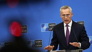 Jens Stoltenberg accused China of echoing Russia's propaganda and propping up its heavily-sanctioned economy.