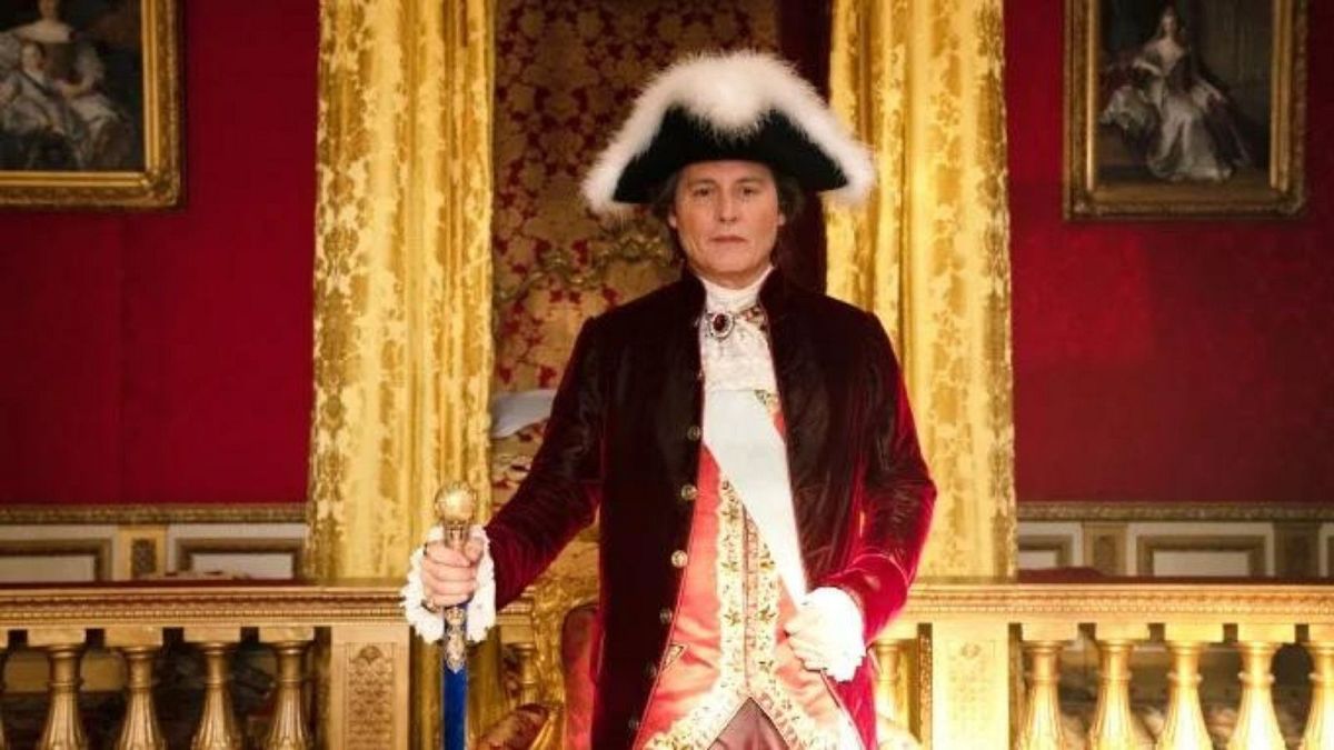 Johnny Depp dans le film "Jeanne de Barry" de Maïwenn.