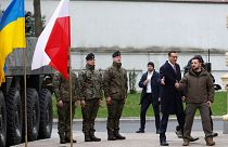 سفر زلسنکی به ورشو پایتخت لهستان به تاریخ پنجم آوریل ۲۰۲۳