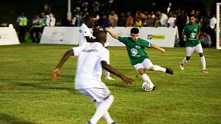 Team Pakistan competing at the Street Child World Cup in Doha, Qatar