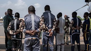 CAR: First group of released soldiers arrive in Bangui