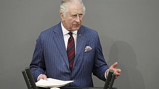III. Károly beszédet mond Németországban, a Bundestagban 2023. március 30-án
