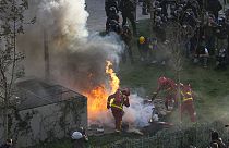 Ausschreitungen bei Protesten gegen die Rentenreform in Frankreich