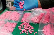 Polis tarafından ele geçirilen MDMA tabletleri 