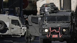 Fotónk illusztráció: izraeli rendőrök a ciszjordániai Nablusban