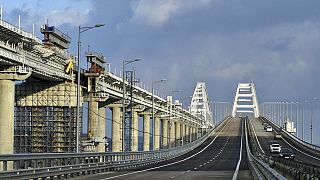 A Krímet Oroszországgal összekötő híd
