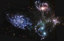 تصاویر کهکشان‌ها گرفته شده توسط تلسکوپ فضایی جیمز وب
