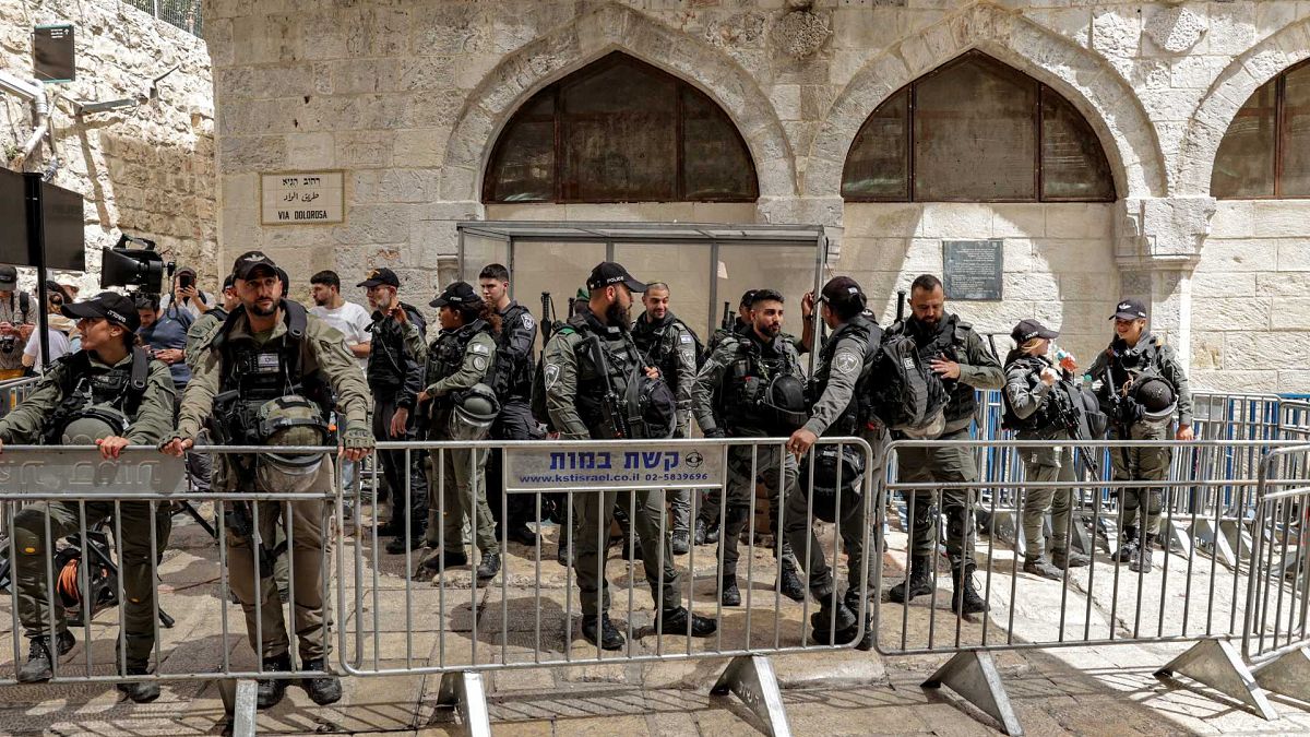 Batı Şeria'daki İsrail polisi 