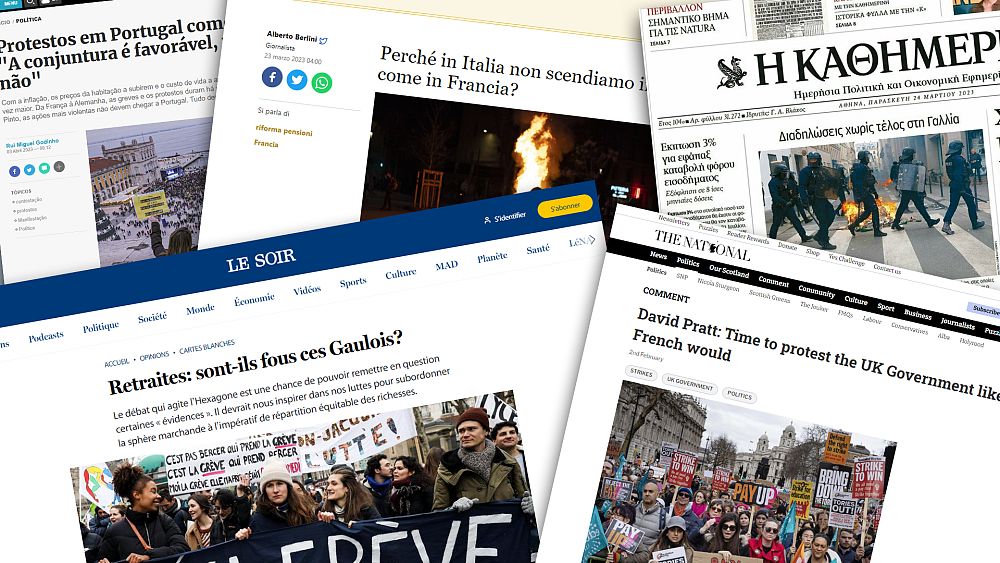 Que dit la presse européenne des manifestations en France ?