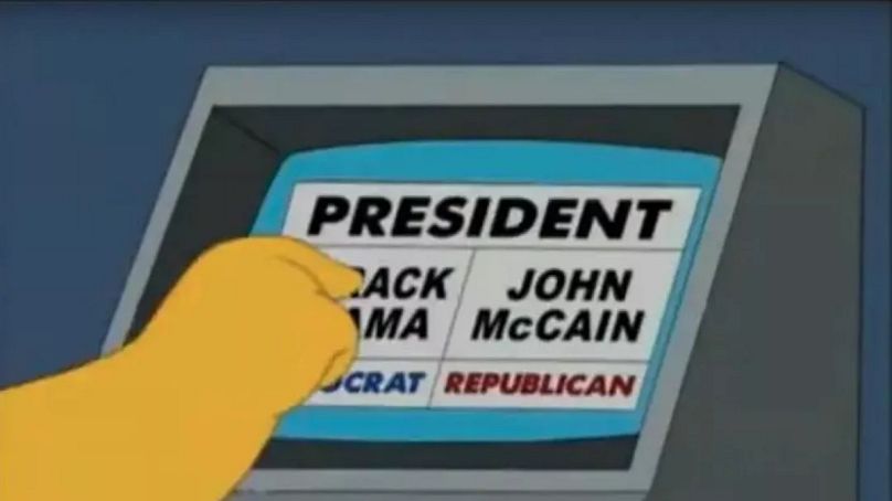 Las máquinas en el episodio de Los Simpson
