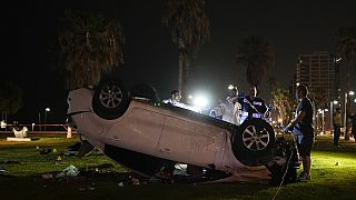 Το αυτοκίνητο που έπεσε πάνω στους τουρίστες στο Τελ Αβίβ