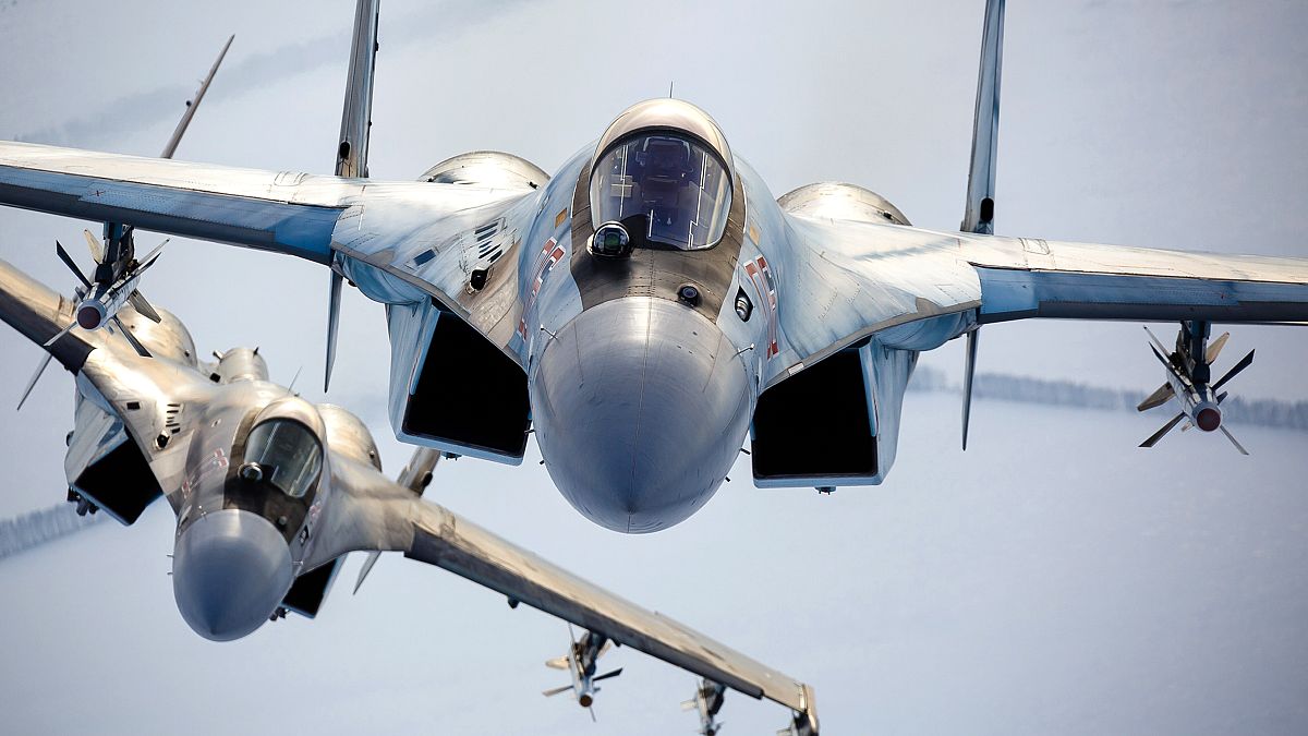 طائرات Su-35 الروسية - أرشيف