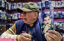 تصاویر صدام حسین روی پوشش گوشی‌های تلفن همراه در اردن