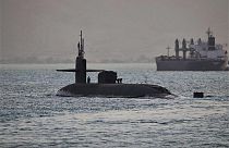 Submarino USS Florida a caminho do Médio Oriente