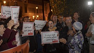 جانب من تظاهرات المغرب