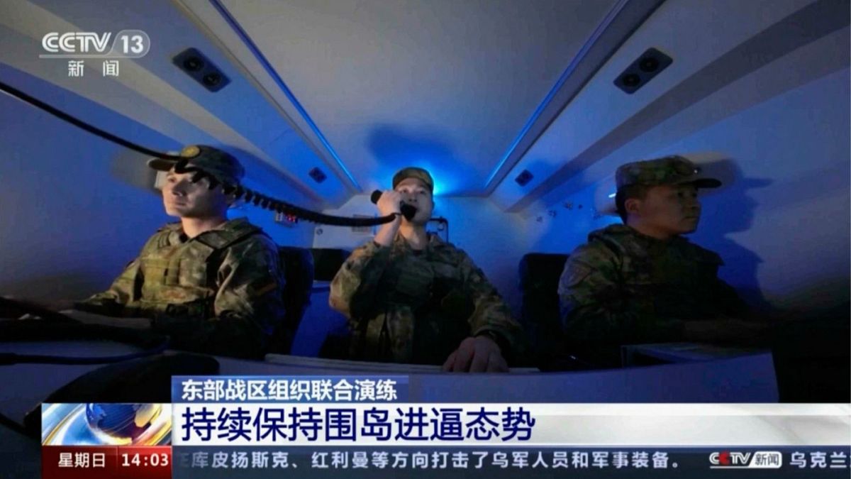 شبیه‌سازی حمله به تایوان توسط ارتش چین