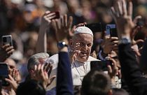 Papst Franziskus an Ostern 2023